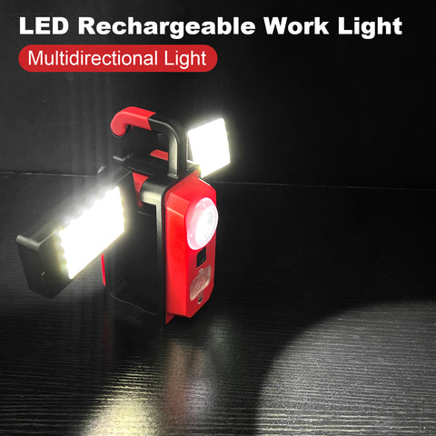 39W 3500LM Adjustable Rechargeable LED Work Light