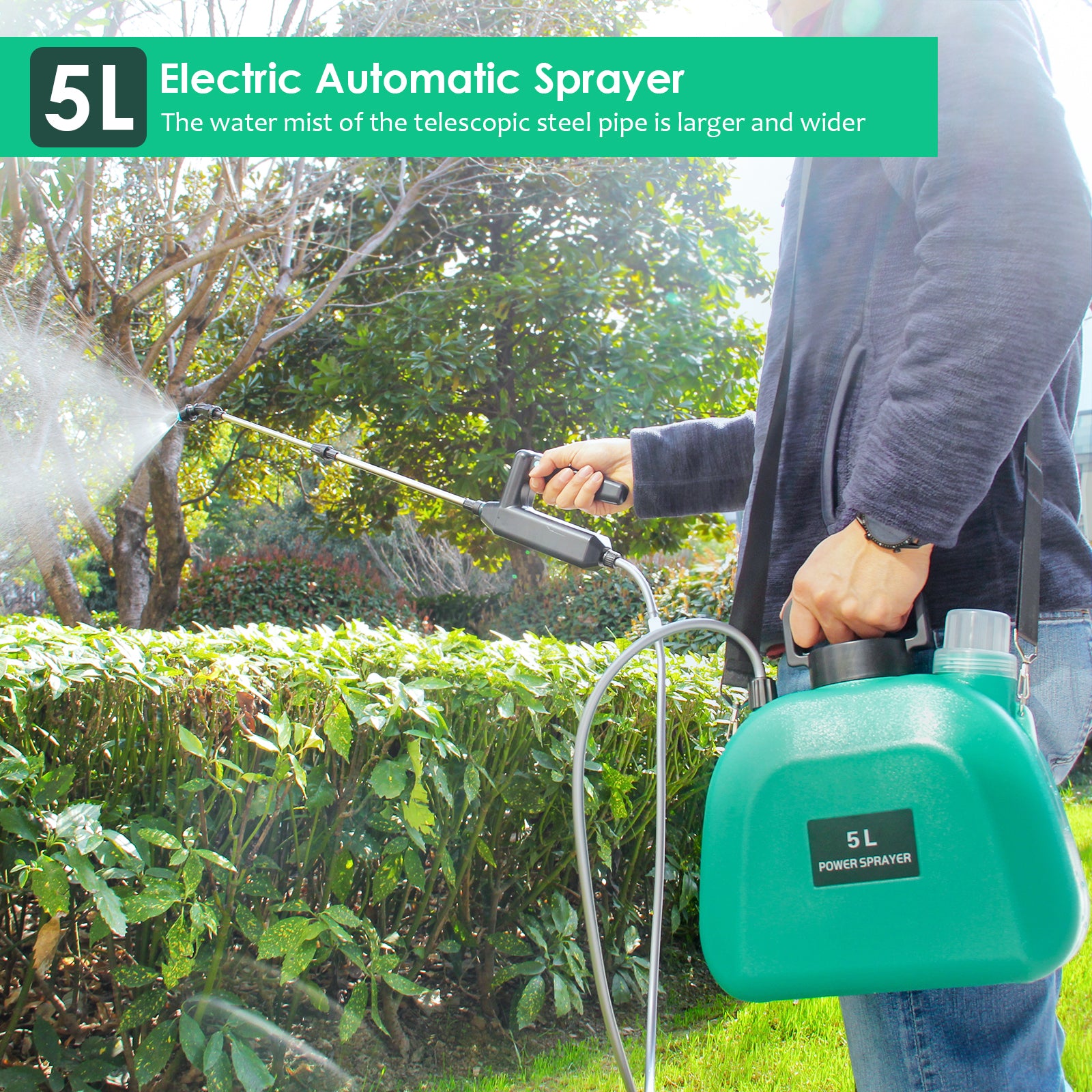 5L Battery Powered Electric Automatic Sprayer– sylstarlight.com