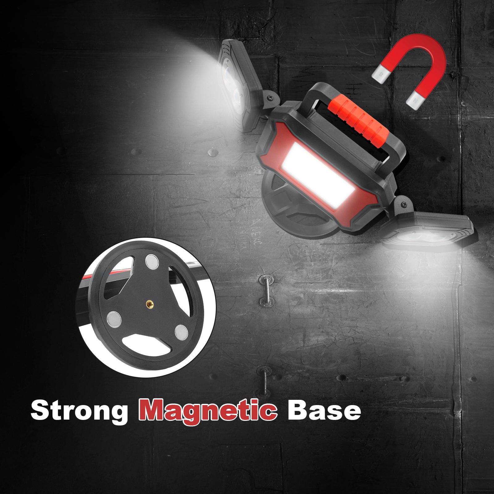 20W 2000LM Portable Battery LED Work Light– sylstarlight.com