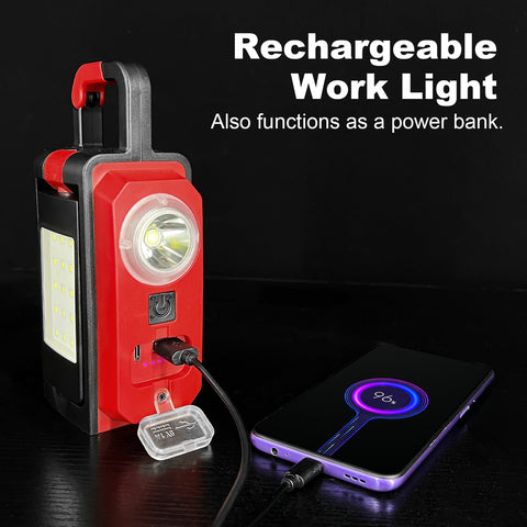 39W 3500LM Adjustable Rechargeable LED Work Light