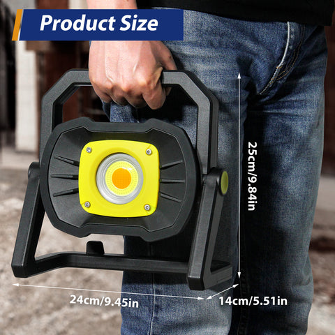 50W 5000LM Adjustable Battery Work Light
