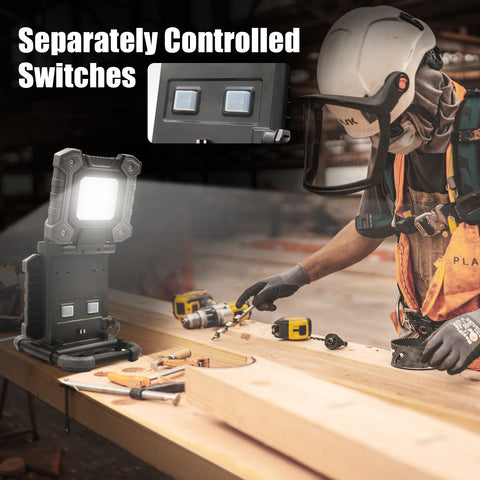 70W 6500LM IP65 Waterproof LED Work Light