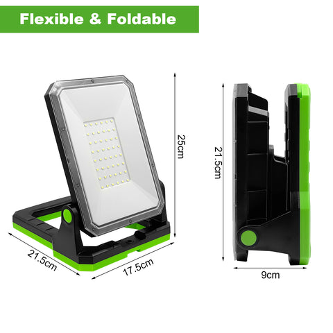 30W 3000LM Bracket Battery LED Work Light