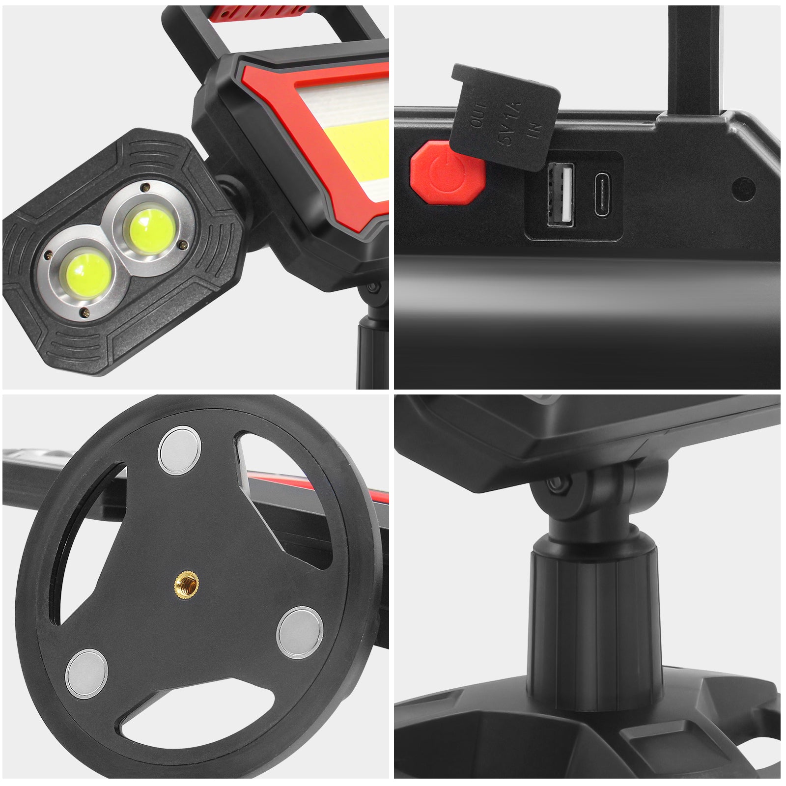20W 2000LM Portable Battery LED Work Light– sylstarlight.com