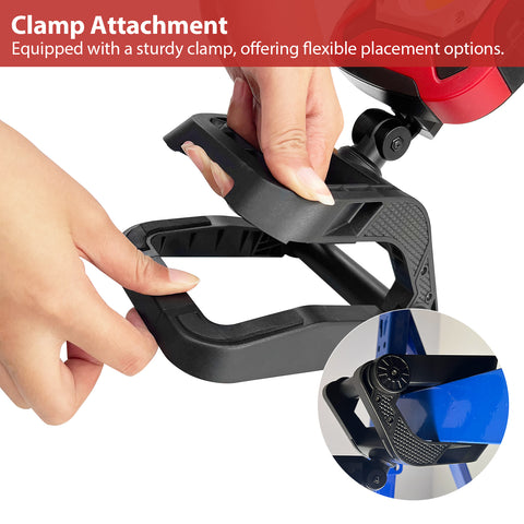 15W 1500LM Clip-On COB Rechargeable Work Light