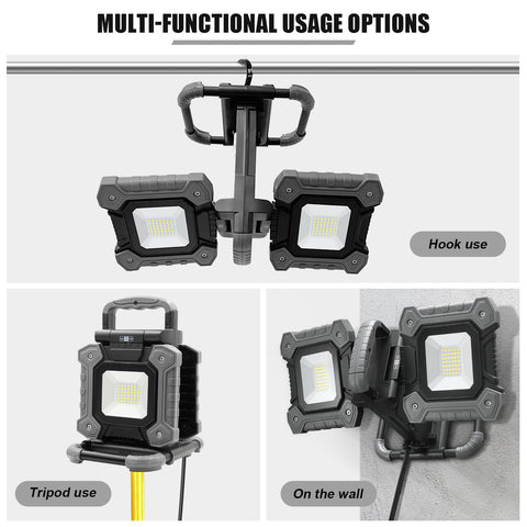 70W 6500LM IP65 Waterproof LED Work Light