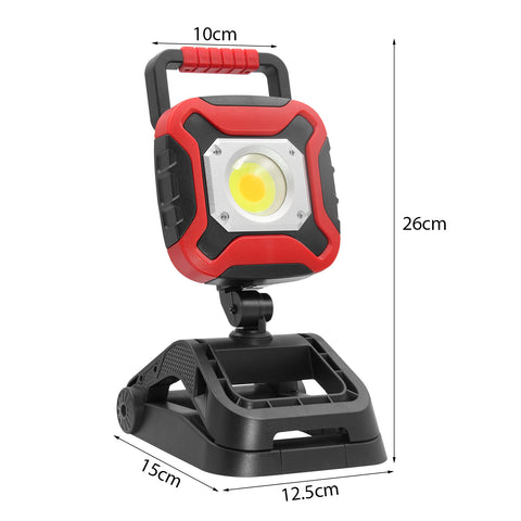 15W 1500LM Clip-On COB Rechargeable Work Light