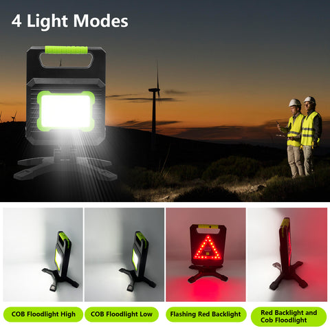 25W COB LED Rechargeable Work Light