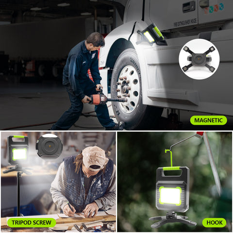 25W COB LED Rechargeable Work Light